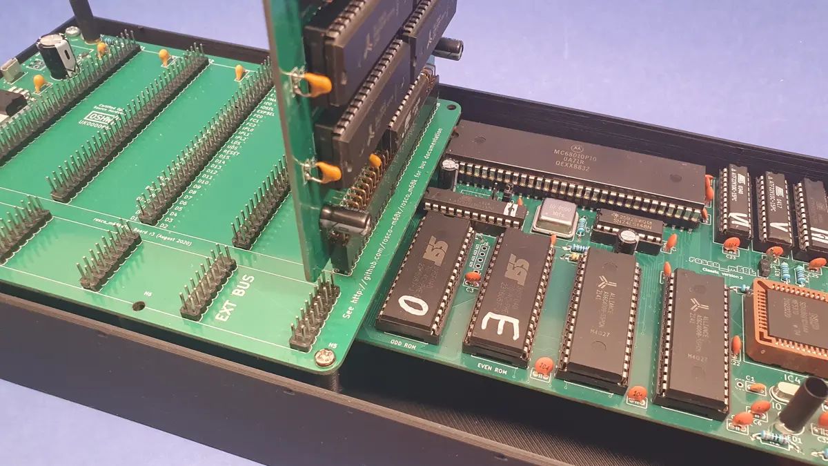Rosco_m68k, bus board, RAM expansion board